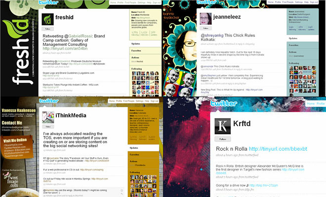 Another 25 Beautiful Twitter Themes for your inspiration